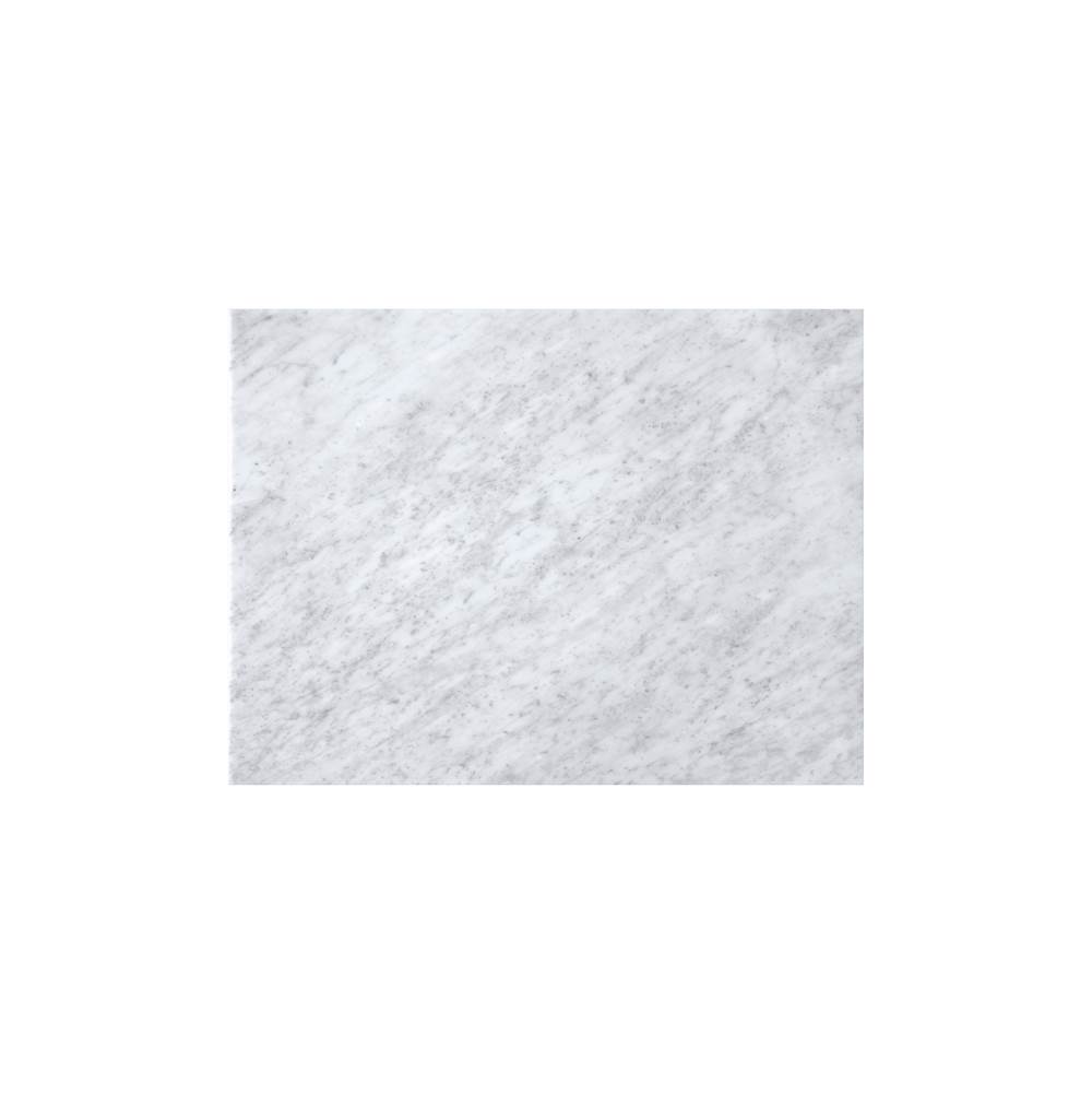James Martin Vanities 30'' Linen Top, 3 CM Carrara Marble, No Holes