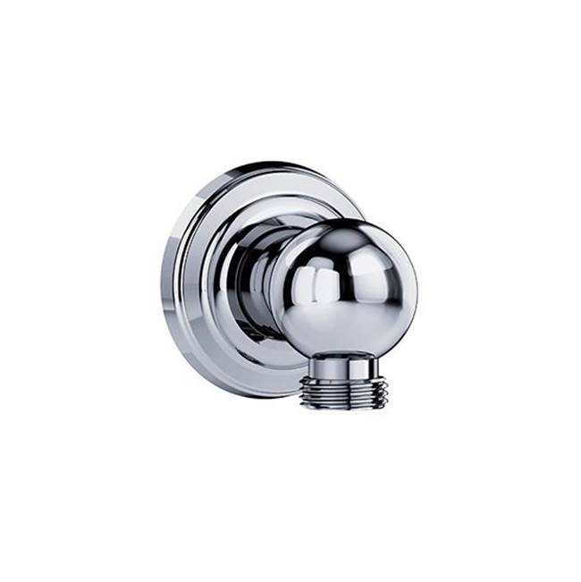 Joerger Belledor Wall Elbow Connection  1/2'', Without Cradle, Polished Nickel