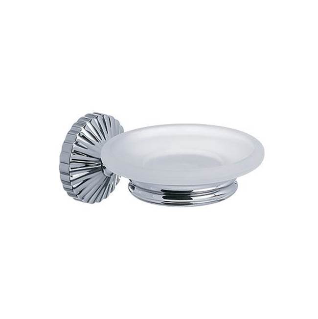 Joerger Cronos Soap Dish Holder, Complete, Polished Nickel