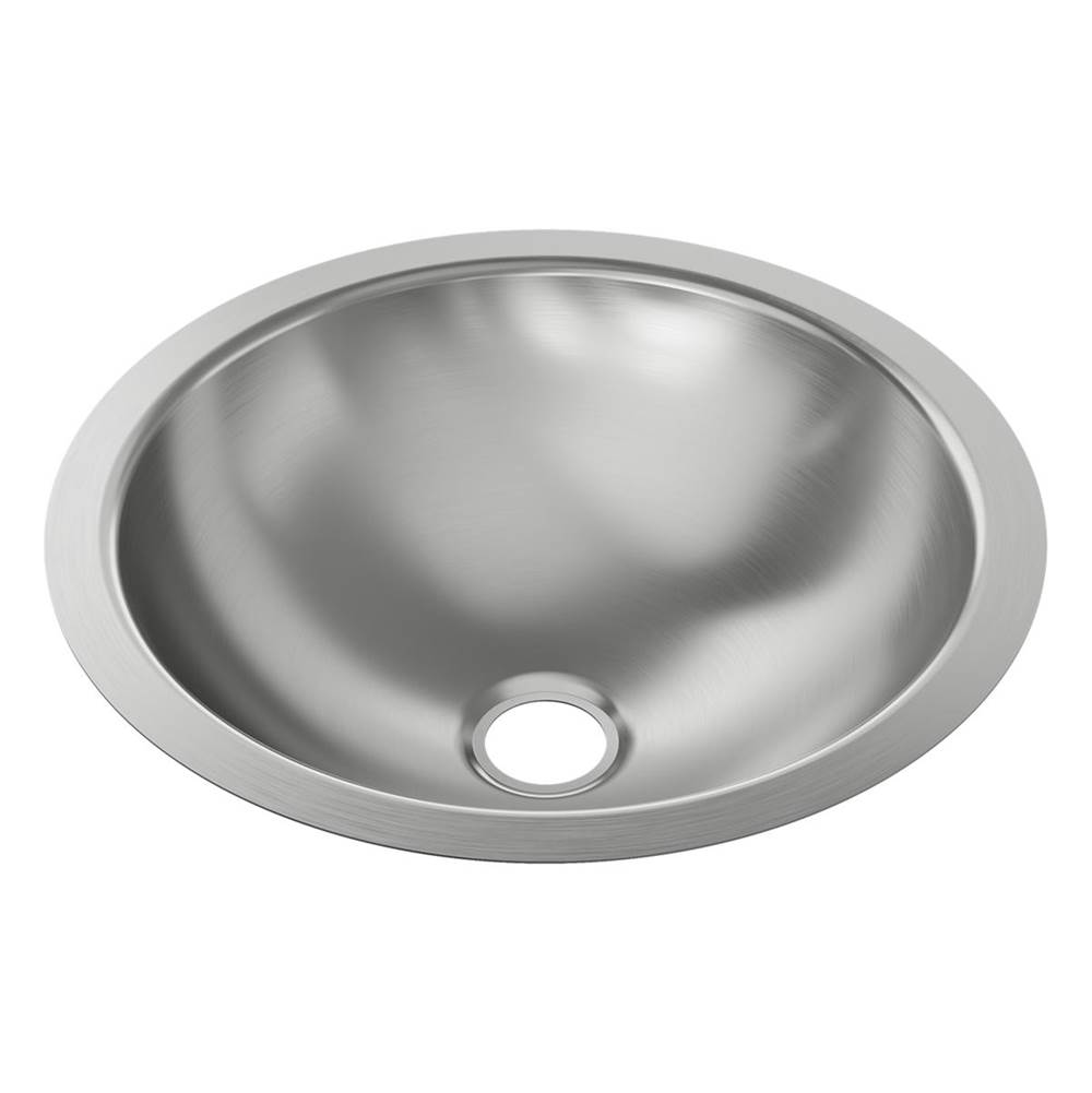 Just Manufacturing Stainless Steel 16-1/4'' x 16-1/4'' x 5-1/2'' Undermount Lavatory ADA Sink with Overflow