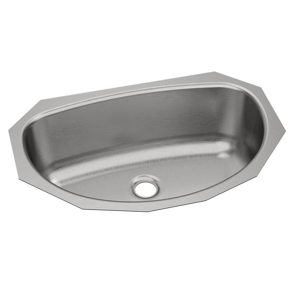Just Manufacturing Stainless Steel 19-1/2'' x 13-5/16'' x 6-1/4'' Single Bowl Undermount Lavatory Sink
