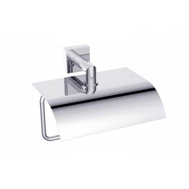 Kartners MADRID - Classic Toilet Paper Holder with Cover-New World Bronze