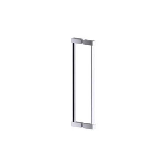 Kartners LISBON - 12-inch Double Shower Door Handle-Matte White