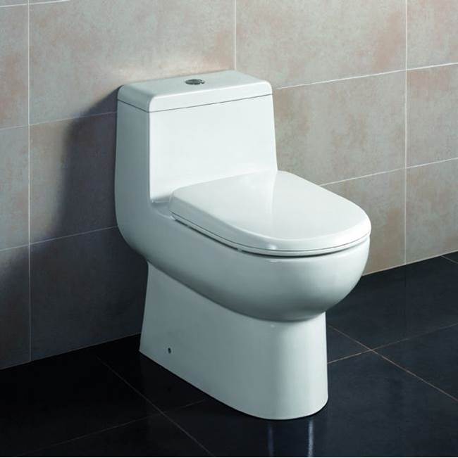 Lacava Floor-Standing elongated one-piece porcelain toilet with siphonic dual flush system 1.