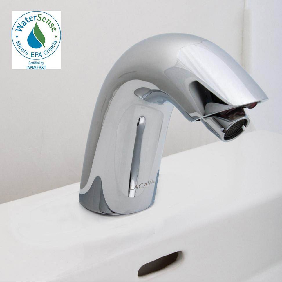 Lacava Electronic Bathroom Sink faucet for cold or premixed water. Recommended mixing valves sold separately: EX20A or EX25A. SPOUT: 4 1/4'', H: 5''.