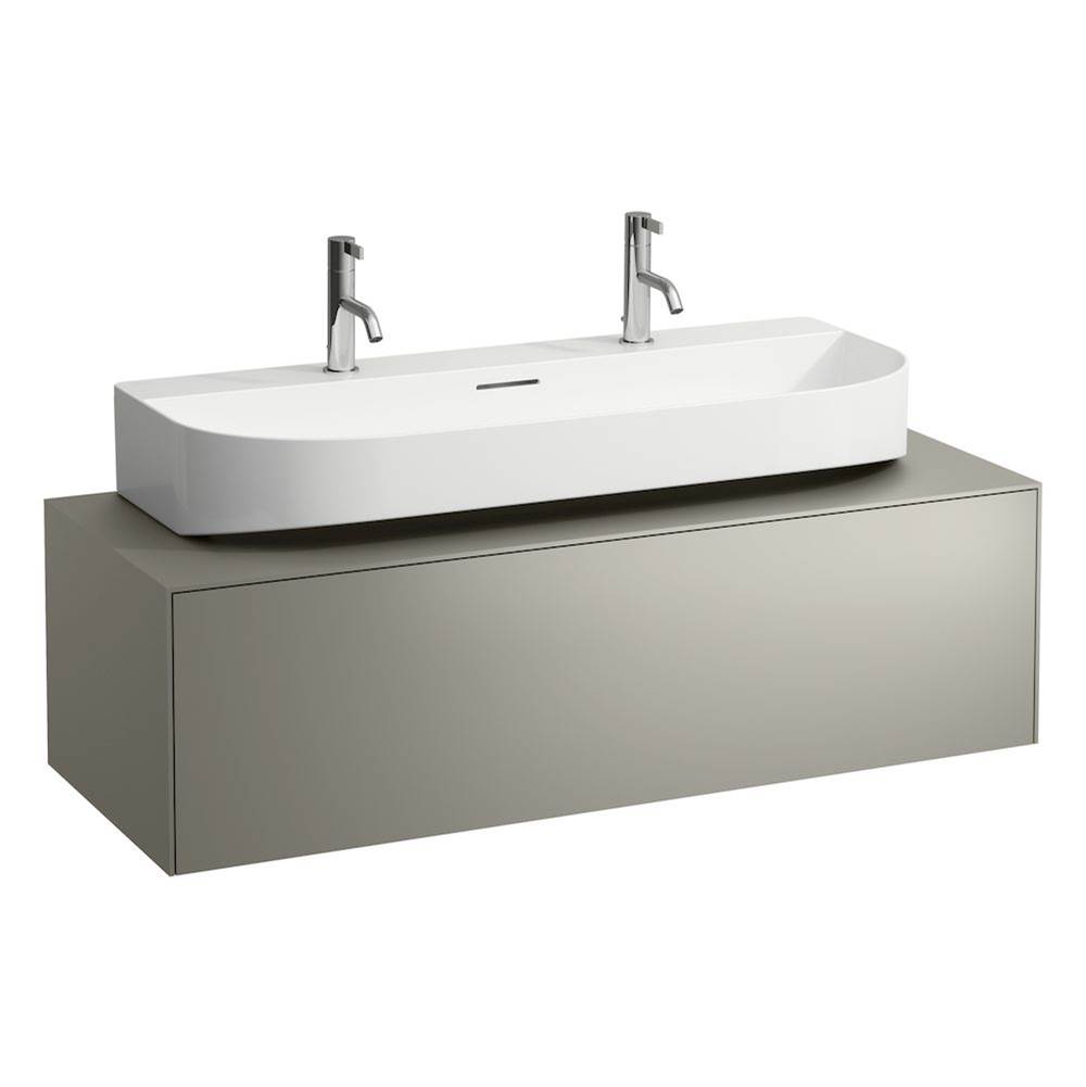 Laufen Drawer element Only, 1 drawer, matching washbasin undersurface ground 816347, centre cut-out Nero Marquina Marble