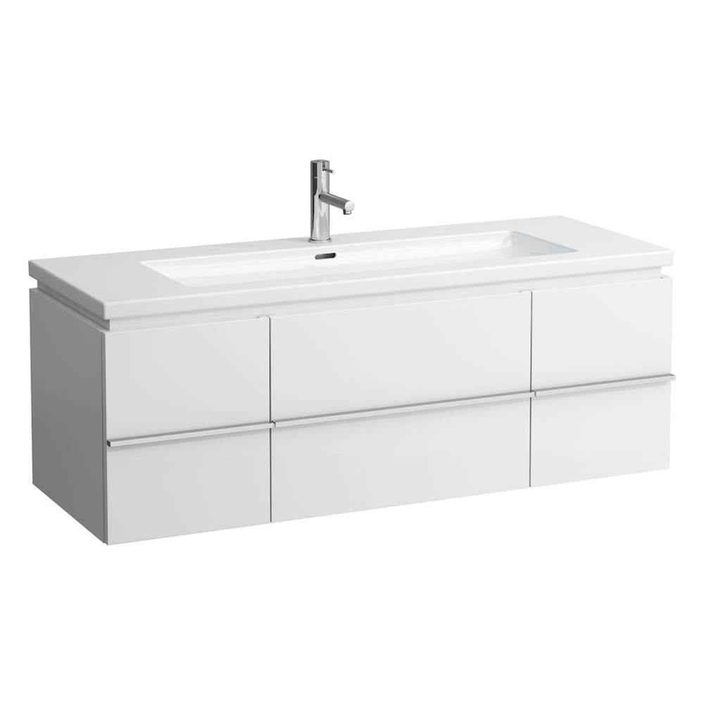 Laufen Washbasin, usable as single or double tap washbasin, wall mounted