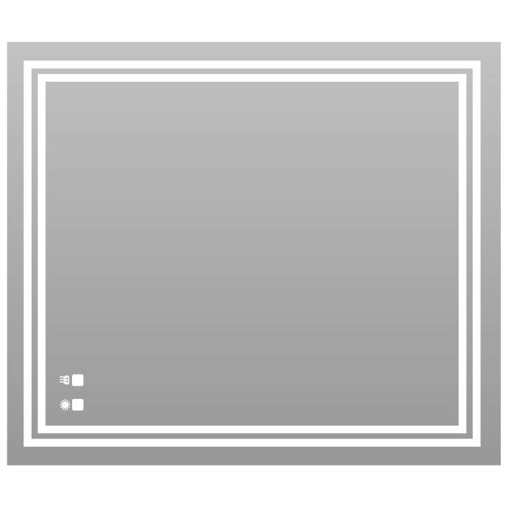 Madeli Zen Illuminated Slique Mirror, 24''X 42''. Lumentouch On/Off Dimmer, Switch.Defogger.Dual Installation