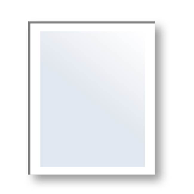 Madeli Edge Mirror 30'' X 36'', Frosted Edge. Dual Installation,