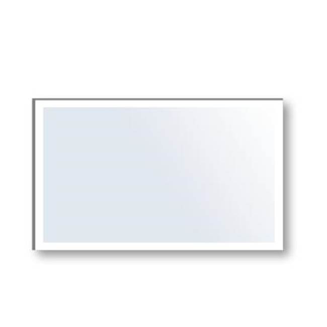 Madeli Edge Mirror 60'' X 36'', Frosted Edge. Dual Installation,