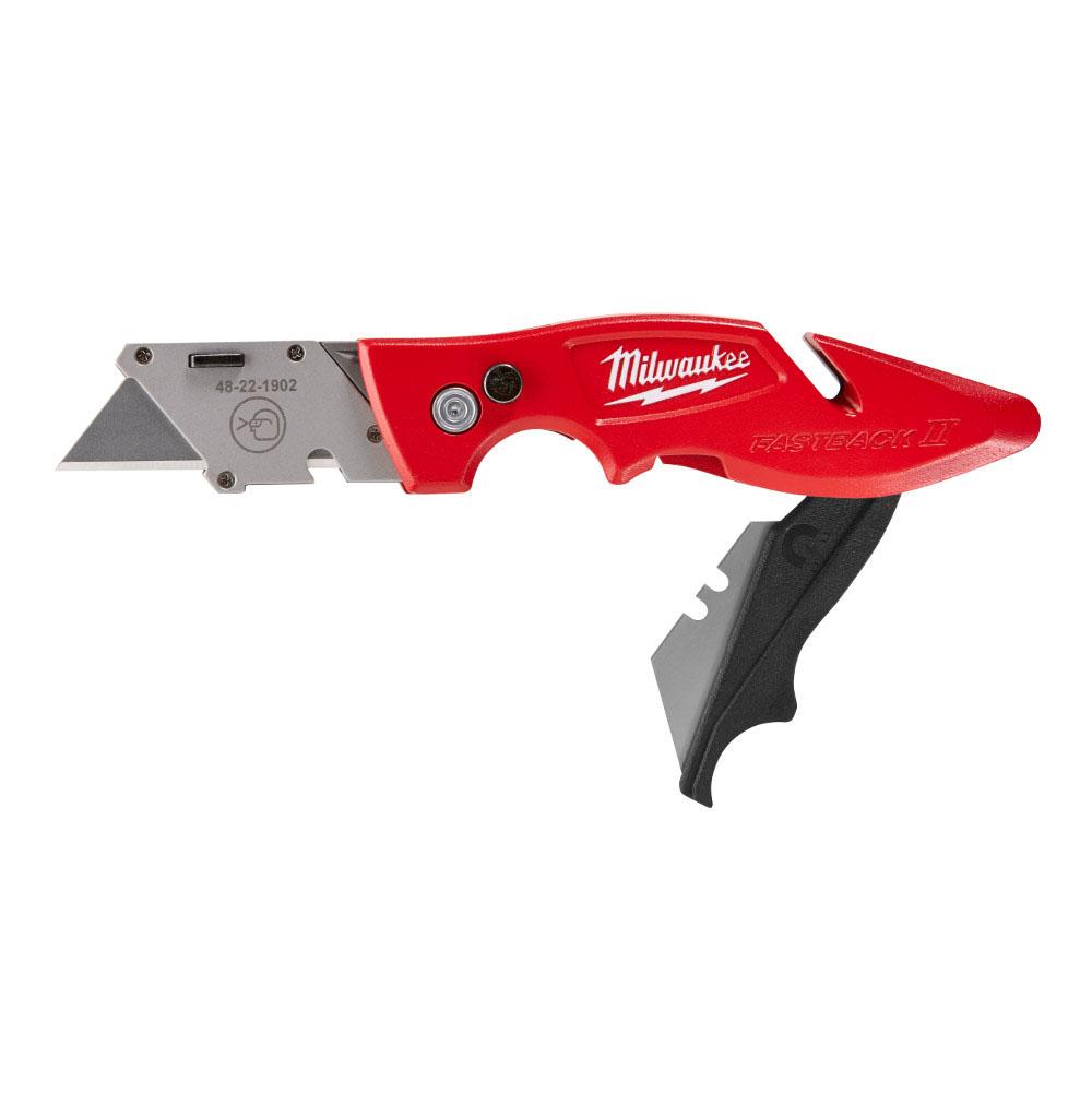 Milwaukee Tool Fastback Ii Flip Utility Knife With Storage