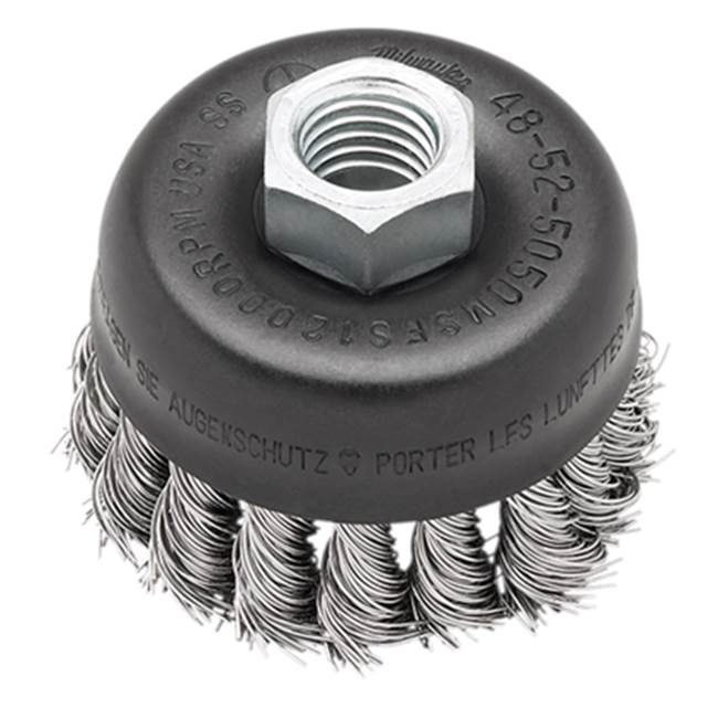 Milwaukee Tool Brush 5'' Crimped Wire Cup