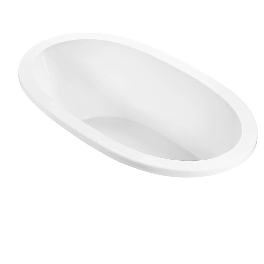 MTI Baths Adena 2 Acrylic Cxl Drop In Air Bath Elite/Microbubbles - White (63X35)
