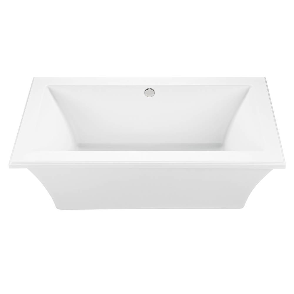 MTI Baths Madelyn 3 Acrylic Cxl Freestanding W/Pedestal Soaker - White (65.5X35.625)