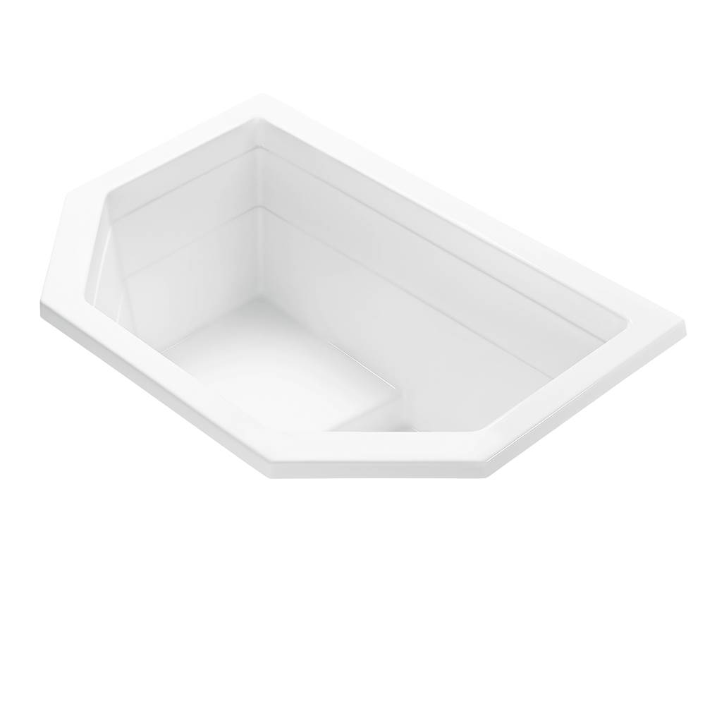 MTI Baths Atlantica Acrylic Cxl Drop In Air Bath - White (50X23.625/34.75)