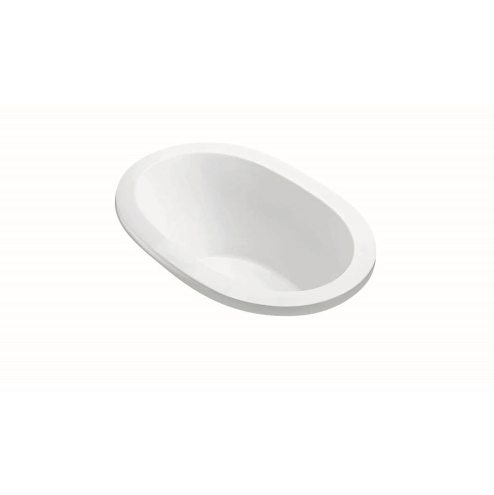 MTI Baths Adena 1 Dolomatte Drop In Air Bath - White (59.5X35.25)