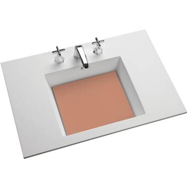 MTI Baths Matte White Sink Bottom Cover -Halo Metro & Petra Models Only