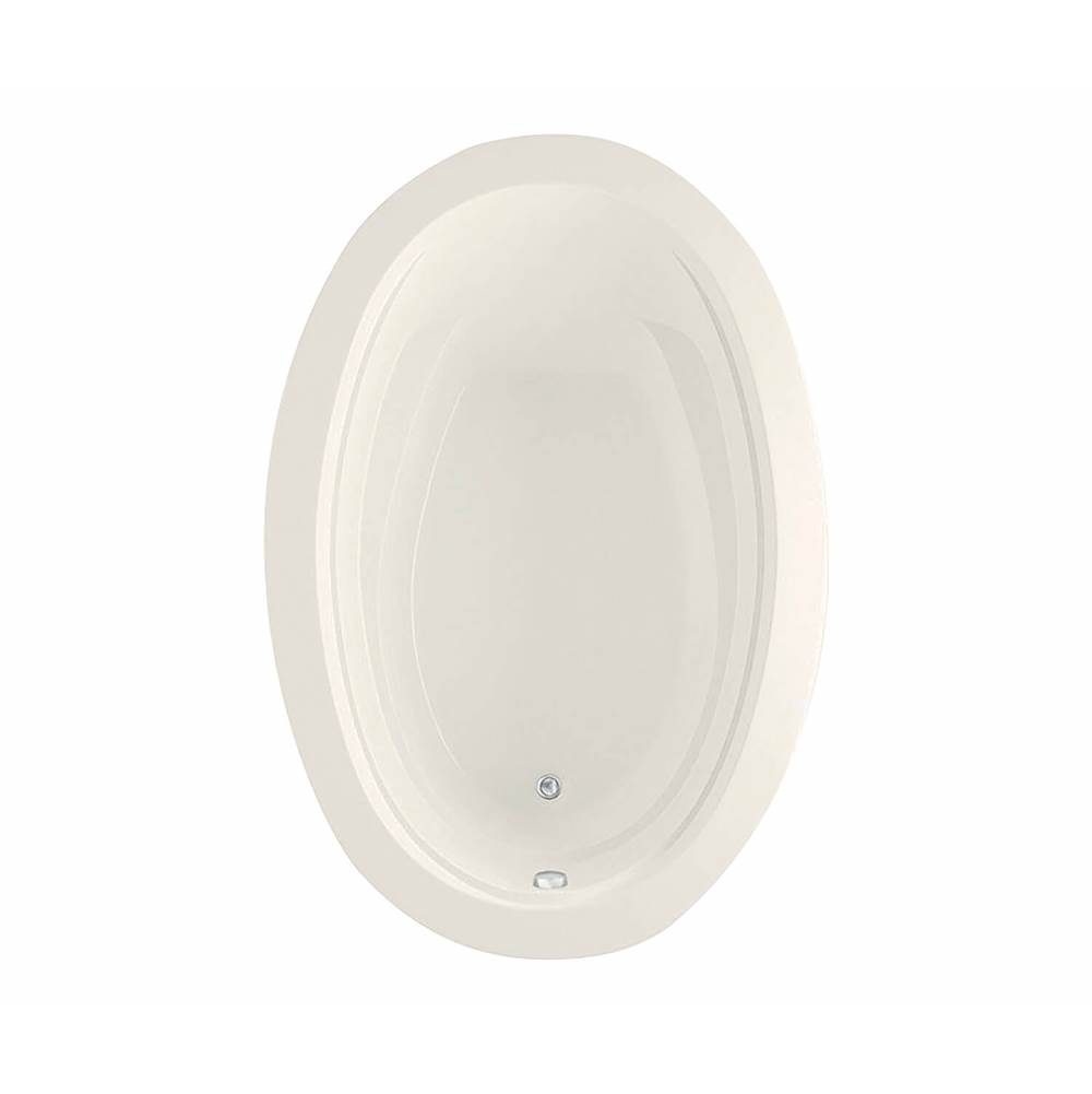 Maax Arno 6040 Acrylic Drop-in End Drain Bathtub in Biscuit
