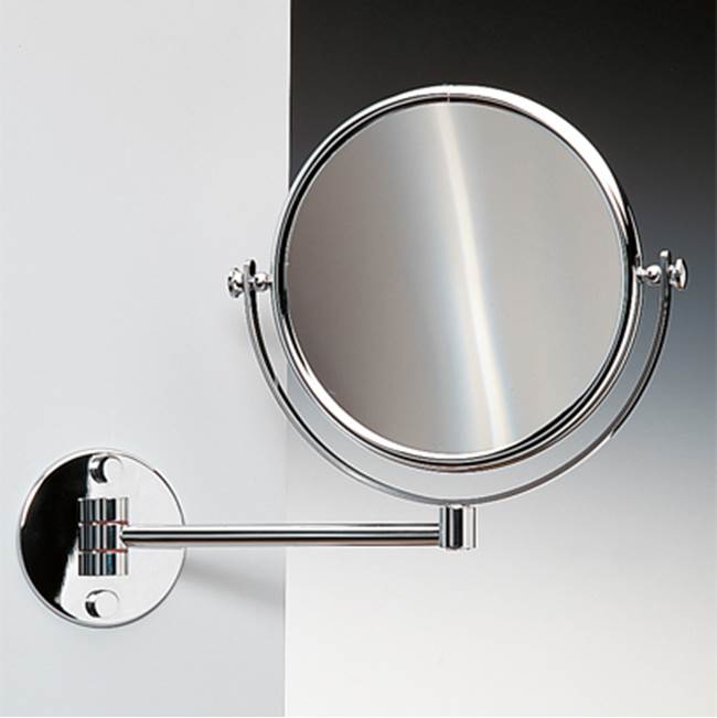 Nameeks Wall Mounted Brass Double Face 7x Magnifying Mirror
