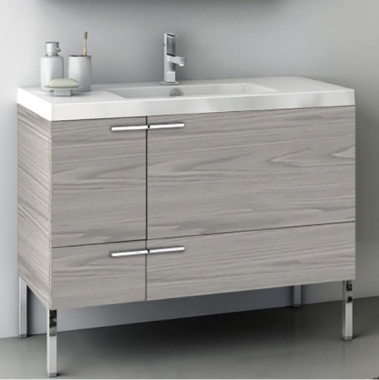 Nameeks 39 Inch Vanity Cabinet With Fitted Sink