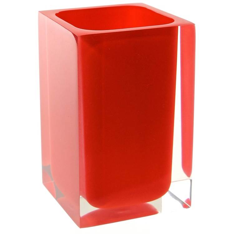 Nameeks Square Red Toothbrush Holder