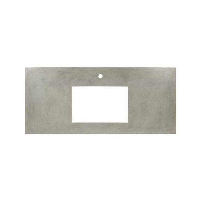 Native Trails 36'' Native Stone Vanity Top in Pearl- Rectangle with Single Hole Cutout