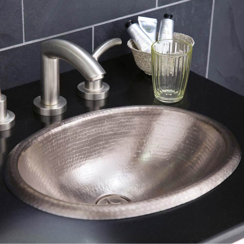 Native Trails Rolled Baby Classic Bathroom Sink in Brushed Nickel