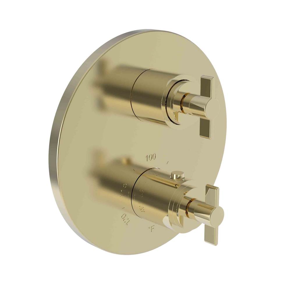 Newport Brass Tolmin 1/2'' Round Thermostatic Trim Plate with Handles