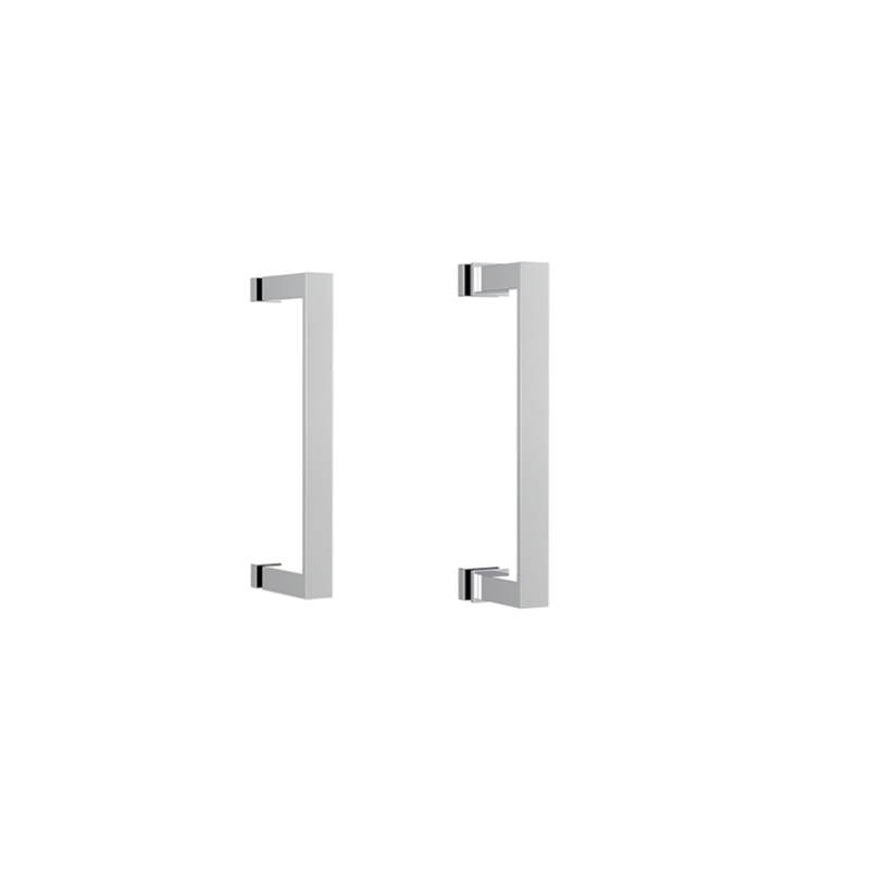 Neelnox Collection GRANDE 18'' Single Door Handle   No Rosette Finish: Polished Black
