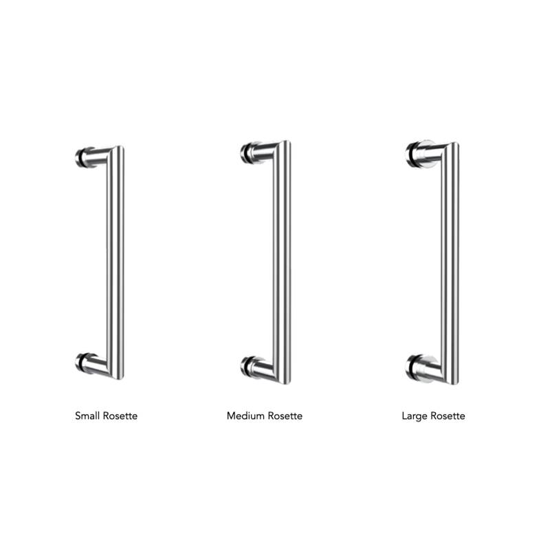 Neelnox Collection FORM MODERNE 8'' Single Door Handle   Medium Rosette Finish: Matte Black