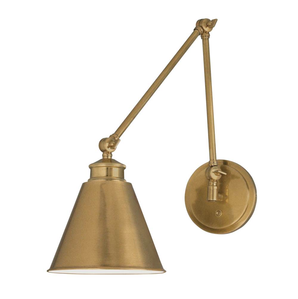Norwell Aidan Moveable Sconce - Aged Brass