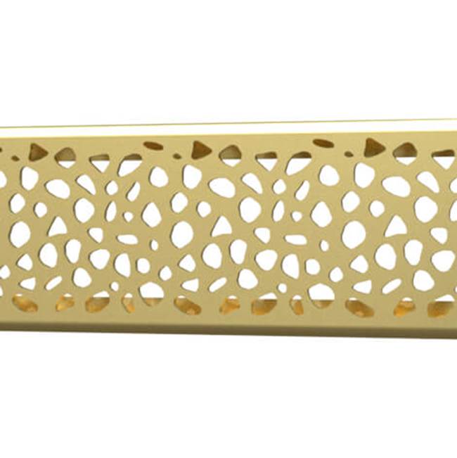 Quick Drain Drain Cover Stones 56In Brushed Gold