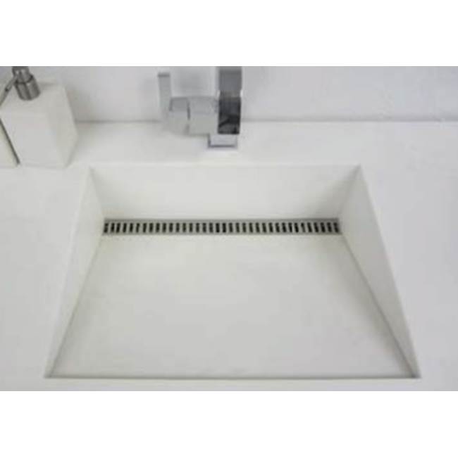 Quick Drain Drain Body 18In Trough 20In Total Waste Outlet Centered