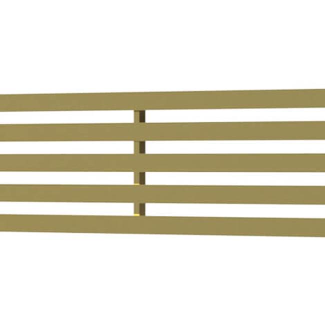 Quick Drain Drain Cover Lines 48In Polished Gold
