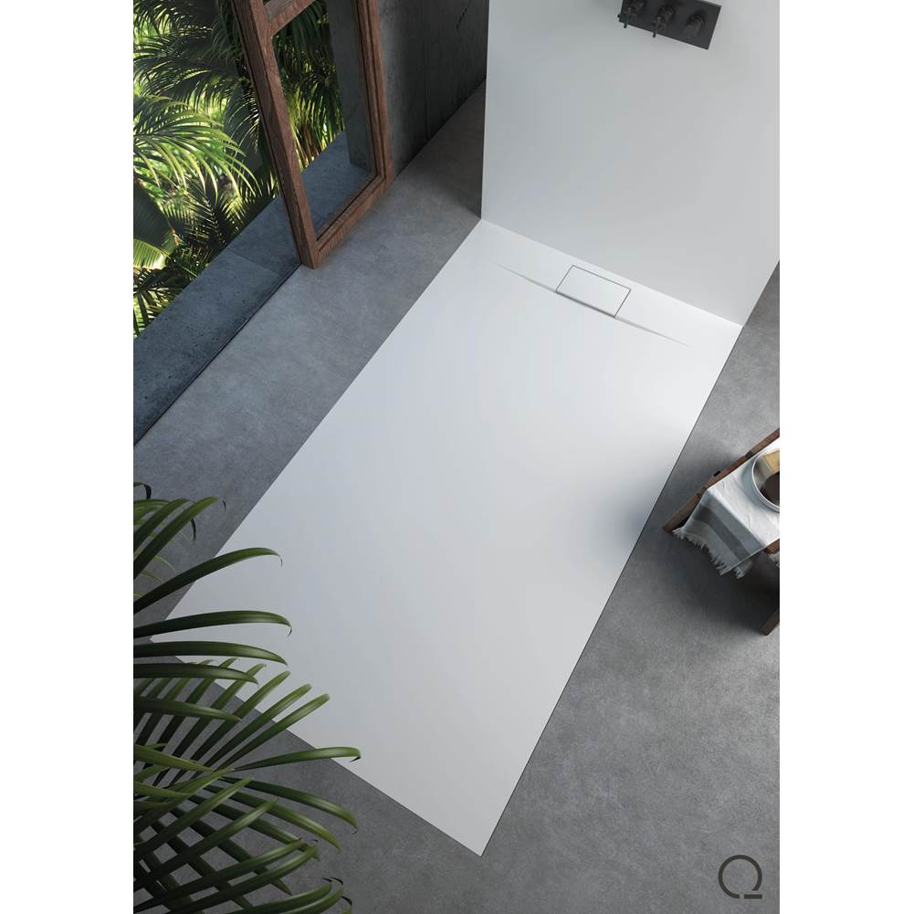 Quare Design Radiance Shower Tray Texture Slate
