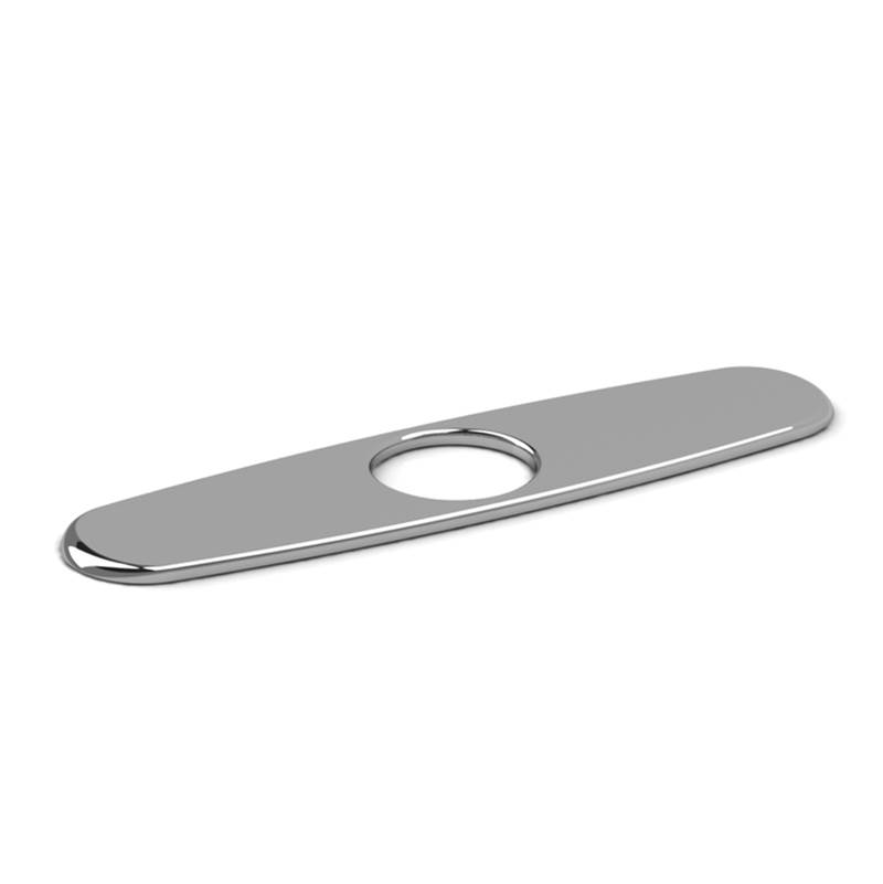 Riobel 8-Inch Center Kitchen Faucet Deck Plate In Stainless Steel