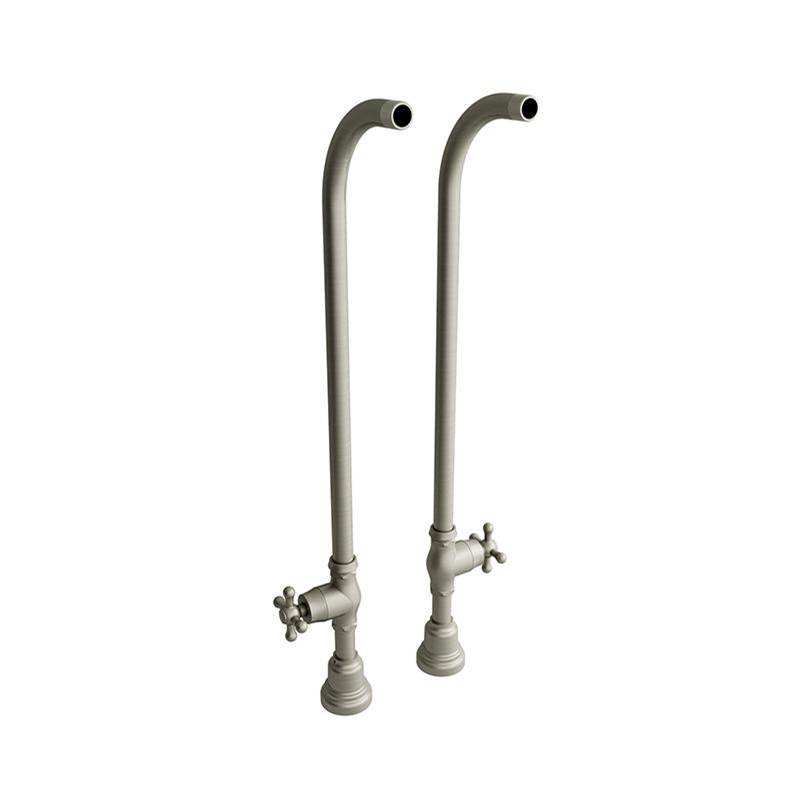 Riobel 30'' Floor Mount Riser Pair With Stop Valves (No Share)