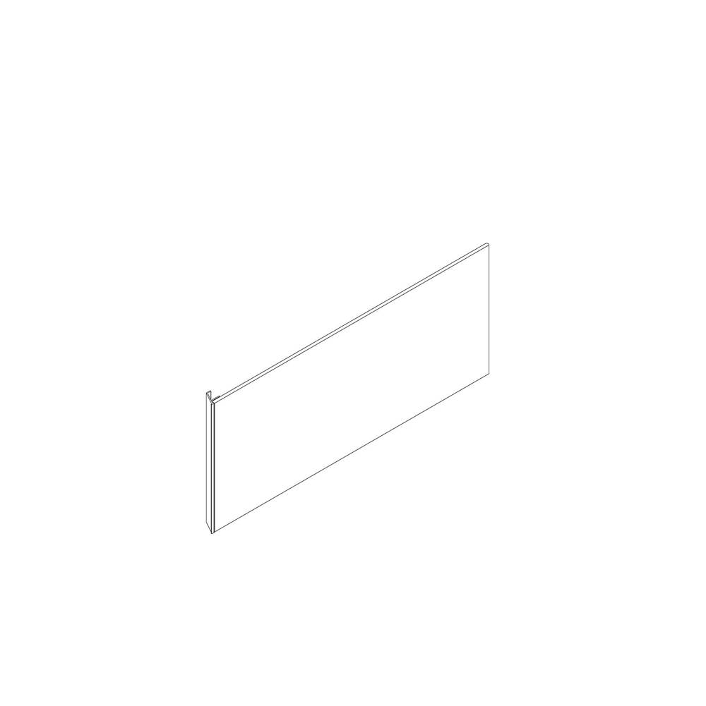 Robern Cartesian and Profiles Side Kit, 15'' H x 21'' D, Single Side Kit, White