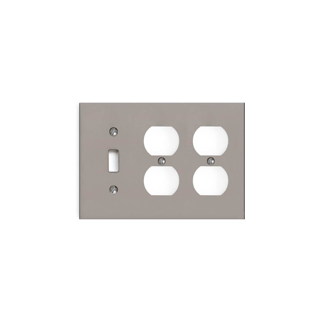 Sherle Wagner Modern Triple Electrical Cover
