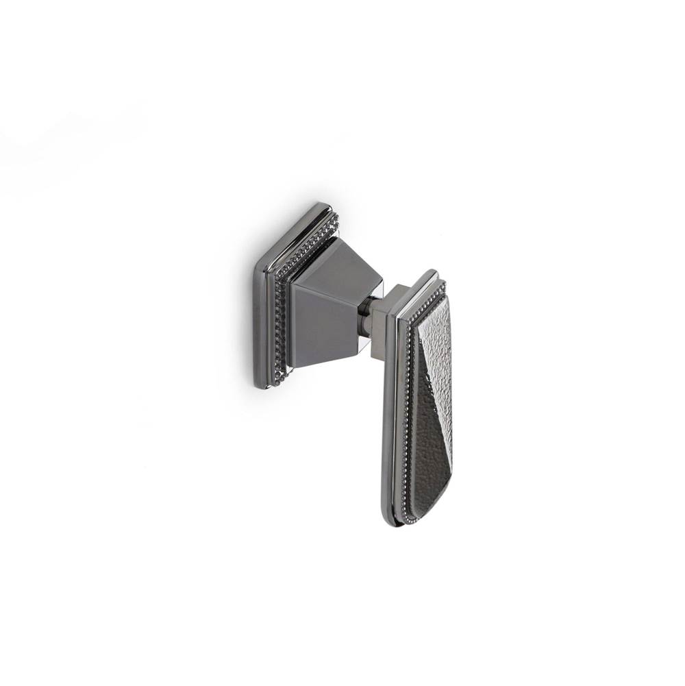 Sherle Wagner Hammered Pyramid Lever Volume Control and Diverter Trim