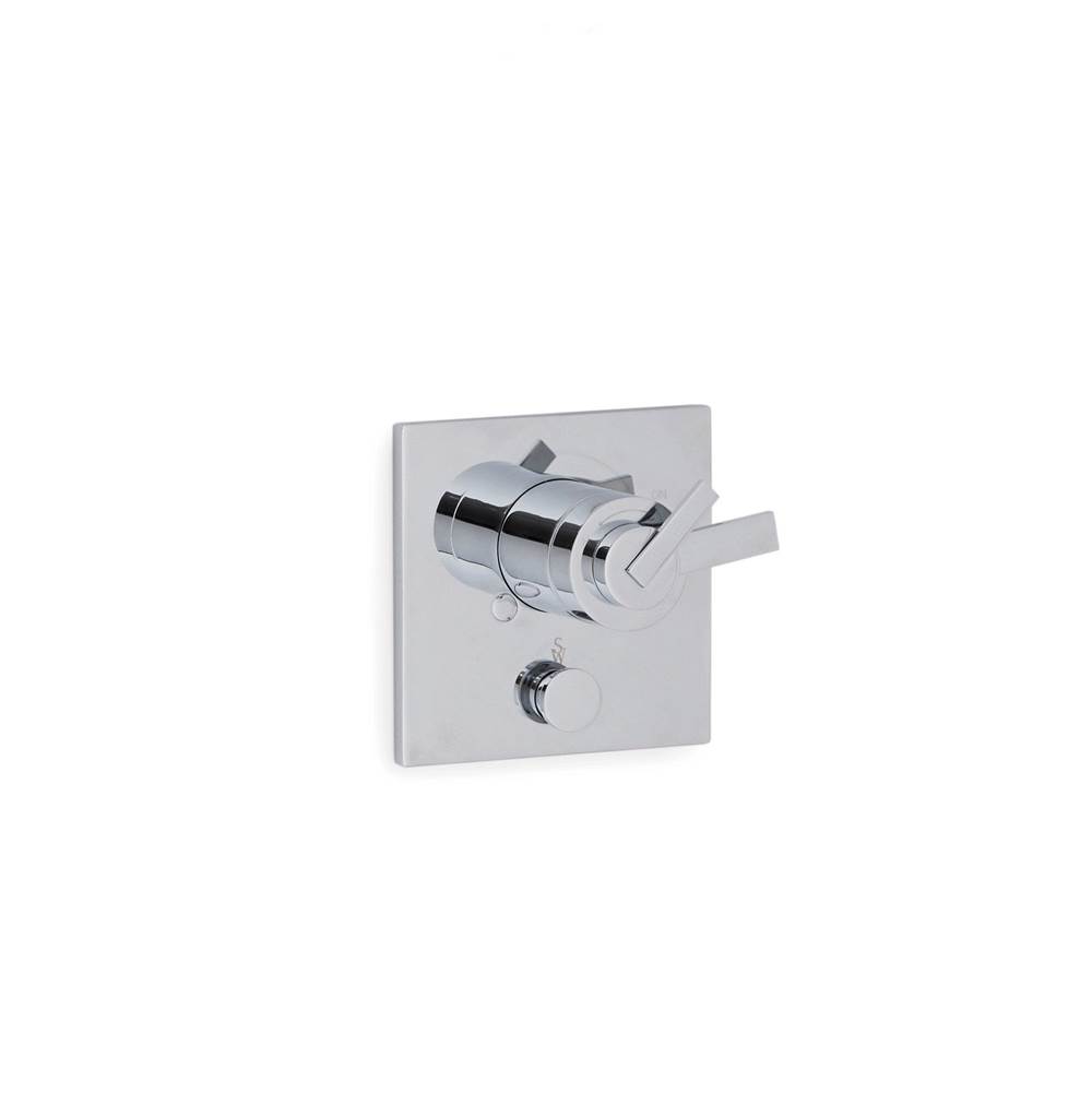 Sherle Wagner Modern Concentric Thermostatic Trim with Diverter