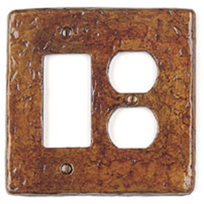 Soko by Jaye Design Wall Plate Cover 5w x 5h - Mink