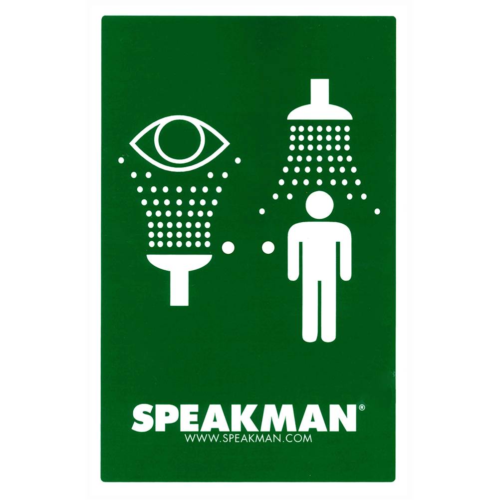 Speakman Speakman Emergency Shower & Eyewash Sign