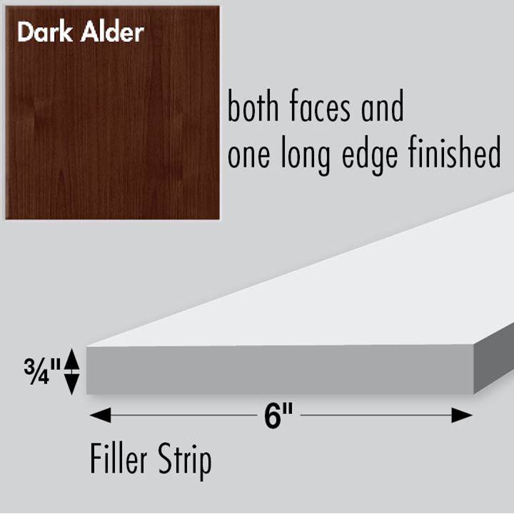 Strasser Woodenworks 6 X .75 X 36 Simplicity Filler Dark Alder