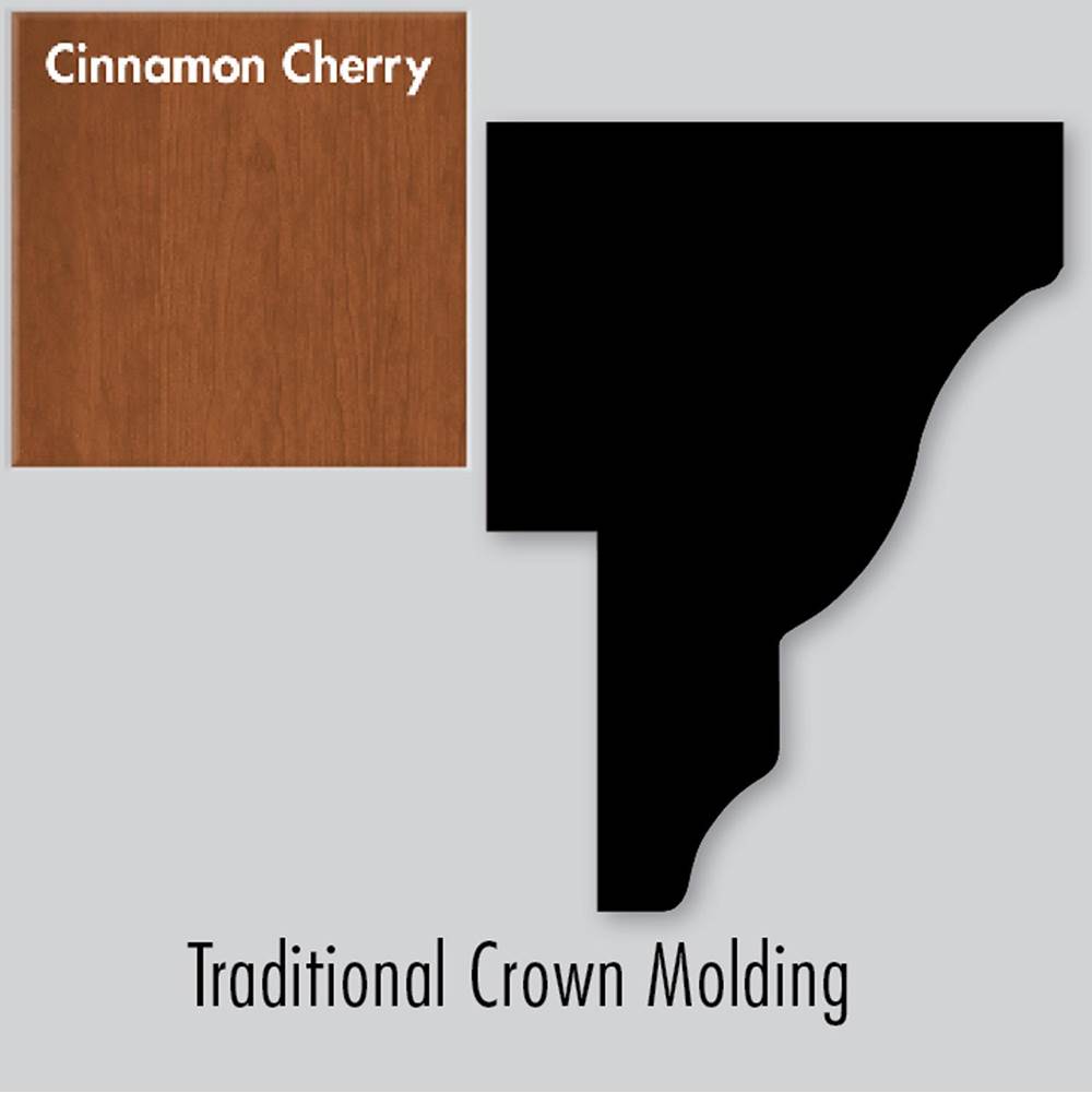 Strasser Woodenworks 2 X 1.25 X 72 Round Crown Strip Cinn Cherry