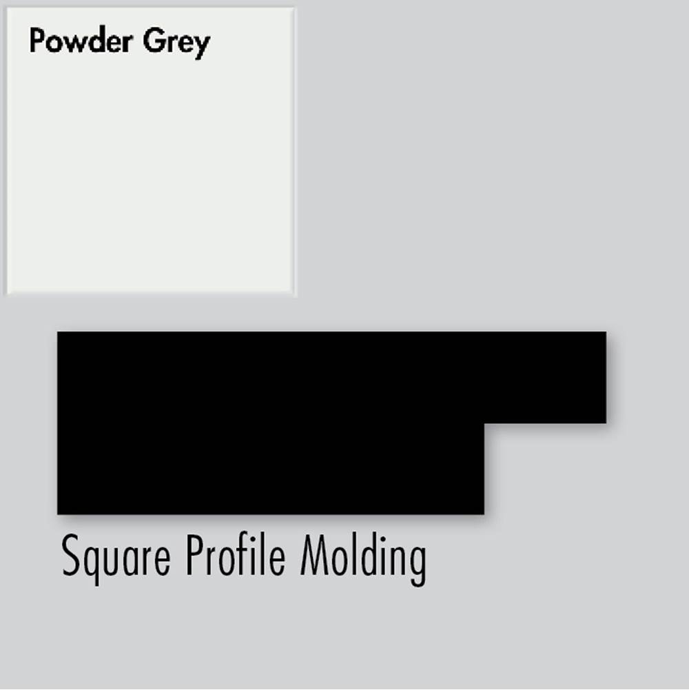 Strasser Woodenworks 2.25 X .75 X 72 Molding Square Powder Grey