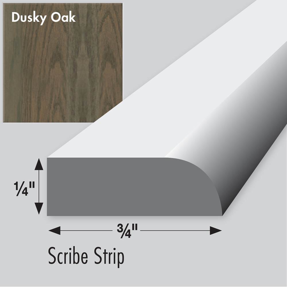 Strasser Woodenworks .75 X .25 X 48 Scribe Dusky Oak