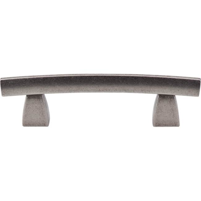 Top Knobs Arched Pull 3 Inch (c-c) Pewter Antique
