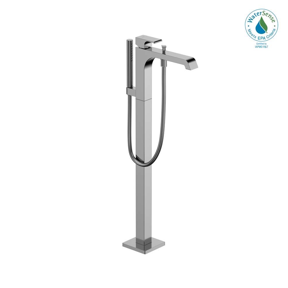 TOTO Toto® Gc Single-Handle Free Standing Tub Filler With Handshower, Polished Chrome
