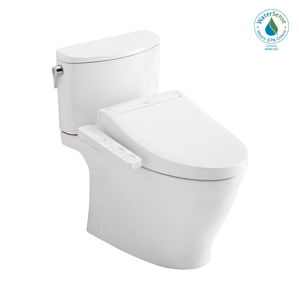TOTO Toto® Washlet®+ Nexus® Two-Piece Elongated 1.28 Gpf Toilet With C2 Bidet Seat, Cotton White